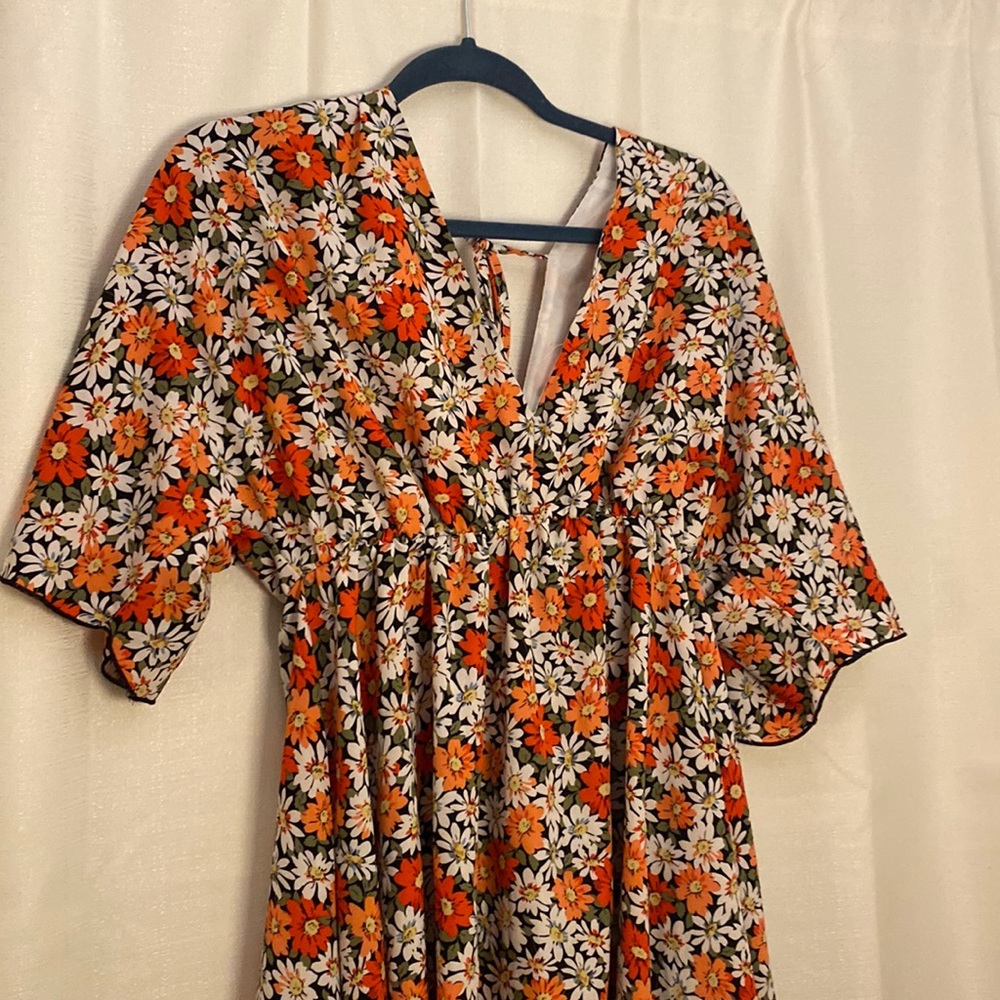 Boho/hippie flower dress